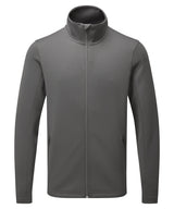 Men's spun dyed sustainable zip-through sweatshirt